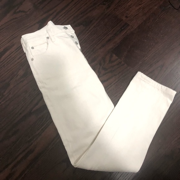 Like New Agolde Straight Jeans - Picture 2 of 5